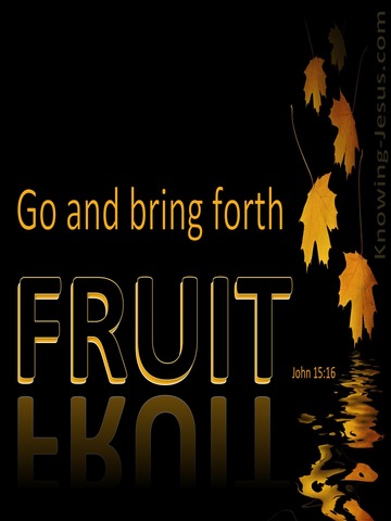 John 15:16 Go And Bear Fruit (gold)